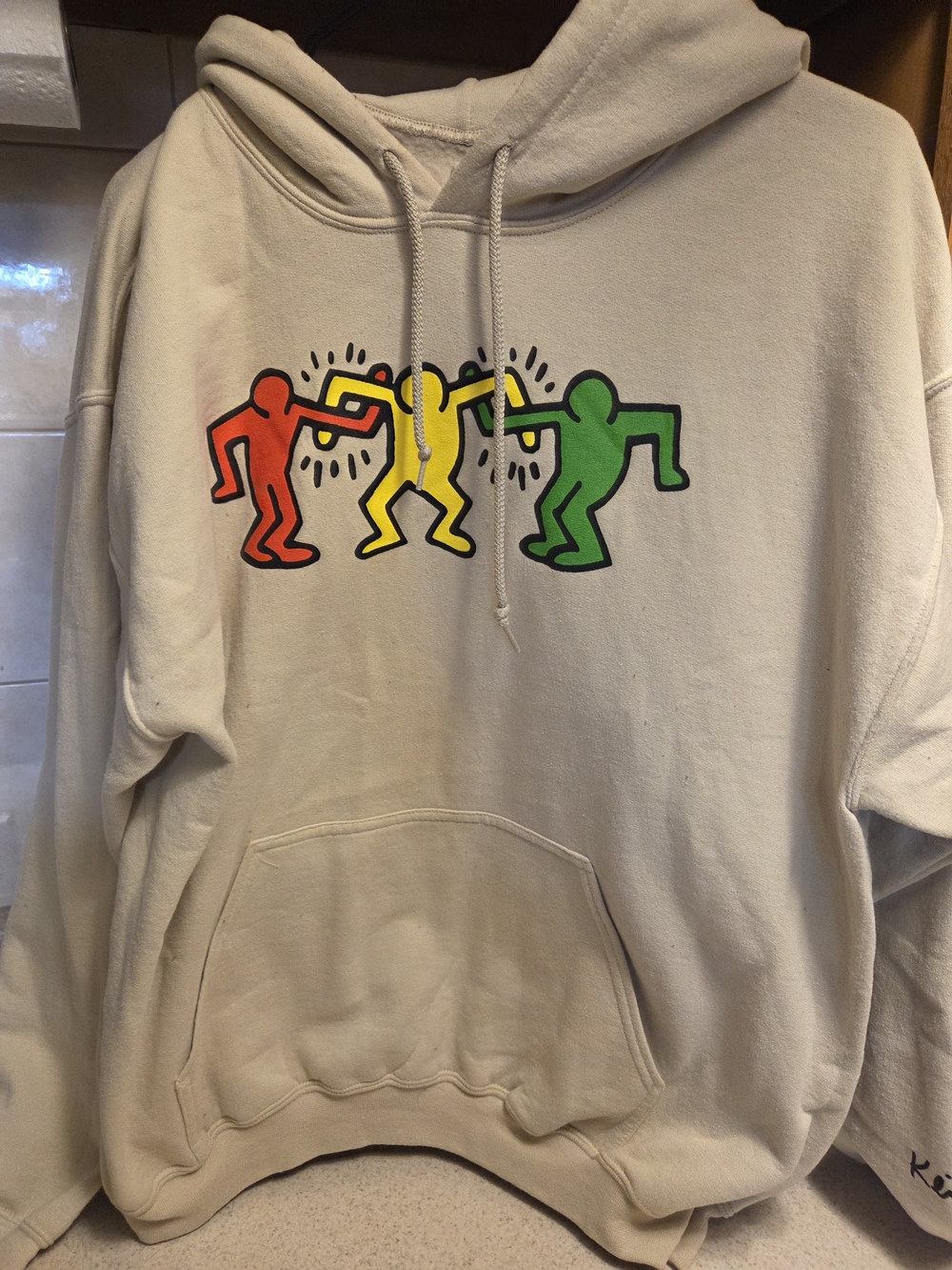 Men's Keith Haring Hoodie Size Large